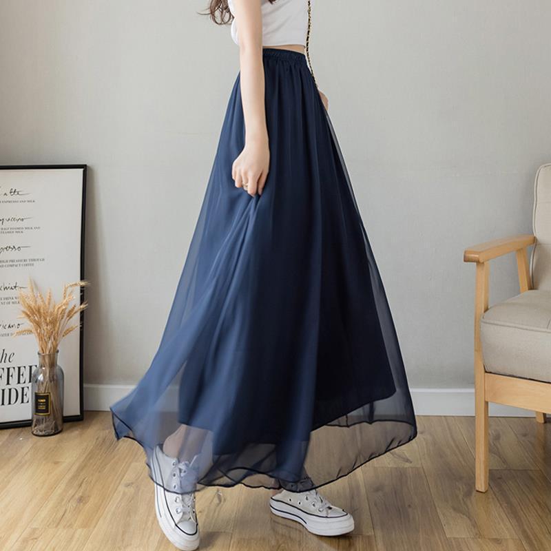Minimalist Elegant High Waist Belly Contracting Black Wide Leg Pants